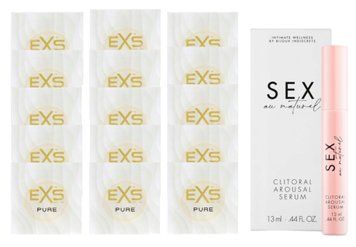 Комплект EXS Pure15 шт + Bijoux Indiscrets Sex au Naturel SOS14832 фото