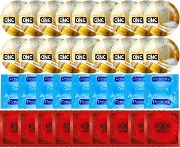 Набір 36 шт ONE Banana Split + Pasante Cooling + EXS Warming Comfy Fit SOS7683 фото