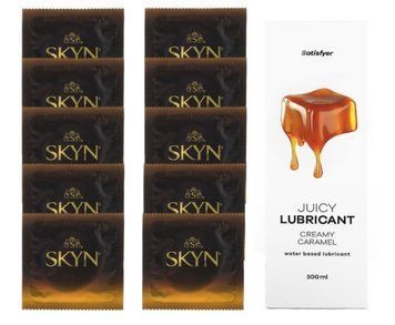 Комплект SKYN passion daiquiri 10 шт. + Лубрикант Satisfyer Juicy Lubricant Creamy Caramel 300 мл SOS12624 фото