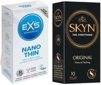 Набор с SKYN Original 10 штук + EXS NANO Thin 12 шт SOS7902 фото