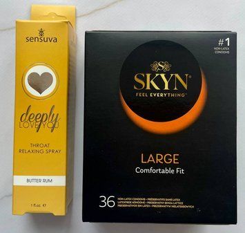 Комплект SKYN Large, 36 шт + Спрей Sensuva Deeply Love You Butter Rum (29 мл) SOS1408 фото
