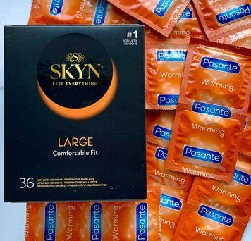 Набор SKYN Large, 36 шт + Pasante Warming 20 шт  SOS1164 фото