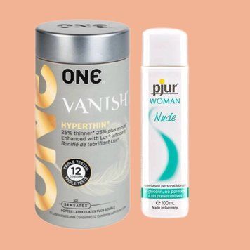 Комплект ONE VANISH 12 шт + Лубрикант pjur Woman Nude 100 мл SOS4442 фото