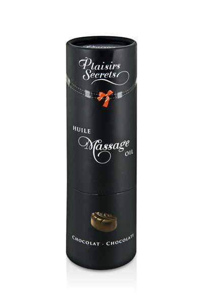 Массажное масло Plaisirs Secrets Chocolate с афродизиаками, съедобное (59 мл) SO1836 фото