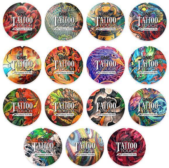 Набор ONE Tattoo Touch, 100 шт, с рельефом в виде тату SX0734 фото