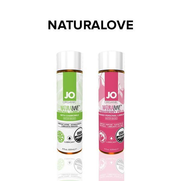Змазка на водній основі System JO NATURALOVE &mdash; ORGANIC (30 мл) з екстрактом листя агави та ромашки SO1489 фото