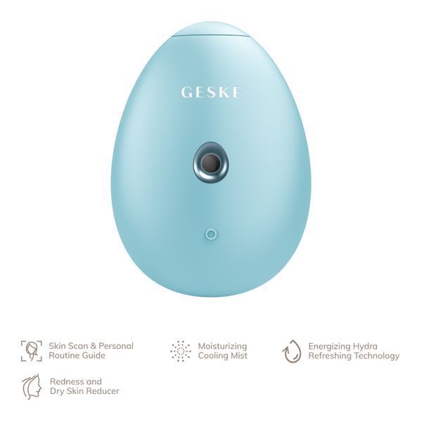 Електронний освіжувач для зволоження обличчя GESKE Facial Hydration Refresher 4в1 turquoise HB0169 фото