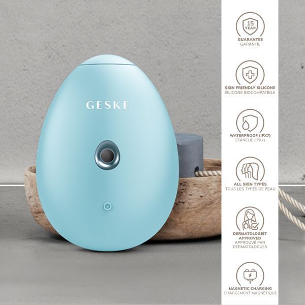 Електронний освіжувач для зволоження обличчя GESKE Facial Hydration Refresher 4в1 turquoise HB0169 фото