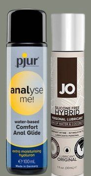 Набор лубрикантов pjur analyse me! Comfort water glide 100 мл + System JO Silicone Free Hybrid ORIGINAL (30 мл) LB962 фото