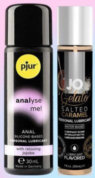 Набор лубрикантов pjur analyse me! Relaxing jojoba silicone 30 мл + System JO GELATO Salted Caramel (30 мл) LB620 фото