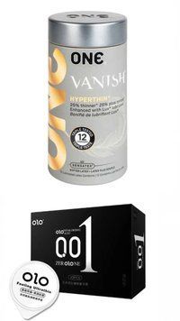 OLO Feeling Ultrathin 10 шт та ONE Vanish Pack 12 шт SOS646 фото