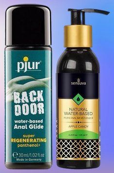 Набор лубрикантов pjur backdoor Regenerating 30 мл + Sensuva Natural Water-Based Apple Candy (125мл) LB547 фото