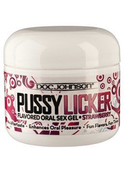 гель для оральных ласк Doc Johnson Pussy Licker Strawberry (56 г) ST107 фото