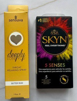 Комплект SKYN 5 Senses 5 шт + Спрей Sensuva Deeply Love You Butter Rum (29 мл) SOS1409 фото