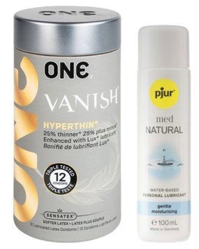 Набор 12 шт ONE Vanish+Pjur MED Natural Glide 100 мл SOS13078 фото