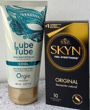 Комплект SKYN Original 10 шт + LUBE TUBE COOL, 150 мл ORGIE  SOS1115 фото