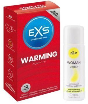 Набор EXS Warming (12 шт) + pjur Woman Vegan 30 мл SOS13477 фото