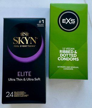 Комплект резинок Skyn Elite 24 шт - EXS Ribbed & Dotted (12 штук) SOS3119 фото