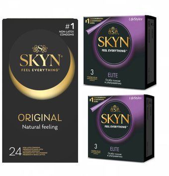 SKYN ORIGINAL (24 шт) та Skyn Elite 6 шт SOS283 фото