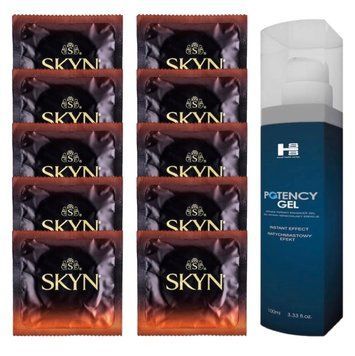 Комплект Skyn Warming 10 шт + SHS Potency Gel (100 мл)  SOS14445 фото