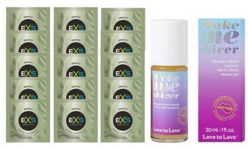 Комплект EXS Snug Fit 15 шт + Love To Love Make Me Shiver, 30 мл SOS14902 фото