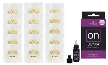 Комплект EXS Pure15 шт + Sensuva ON Ultra (5 мл) SOS14833 фото