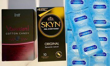 Набор 20 шт SKYN ORIGINAL &ndash; Pasante Cooling + Жидкий вибратор Intt Vibration Cotton Candy (15 мл) SOS1509 фото