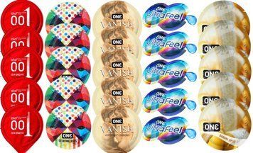 Набір з 25 шт OLORed0.01 + ONERibs + ONE Vanish + ONE UltraFeel + ONEBanana SOS8734 фото