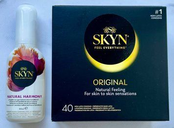 Комплект SKYN Original 40 шт - Лубрикант SKYN NATURAL HARMONY, 80 мл SOS3319 фото