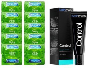 Комплект: Pasante Delay 10 шт + Пролонгатор Bathmate Control 7 мл SOS11042 фото