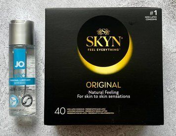 Набір SKYN Original 40 шт + Лубрикант System JO H2O ORIGINAL (60 мл)  SOS2700 фото