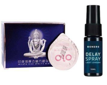OLO Benefit 10шт+Пролонгатор Boners Delay Spray 15мл.  SOS6625 фото