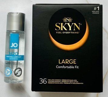 Комплект Skyn Large 36 шт + Лубрикант  System JO H2O ORIGINAL (60 мл) SOS2991 фото