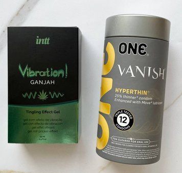 Набор ONE Vanish 12 шт + Жидкий вибратор Intt Vibration Ganjah (15 мл) SOS2059 фото