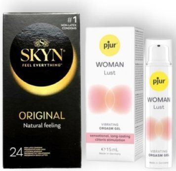 SKYN ORIGINAL 24 шт + pjur Woman Lust 15 мл SOS6890 фото