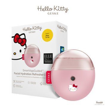 Электронный освежитель для увлажнения лица GESKE Facial Hydration Refresher 4в1 Hello Kitty pink HB0254 фото