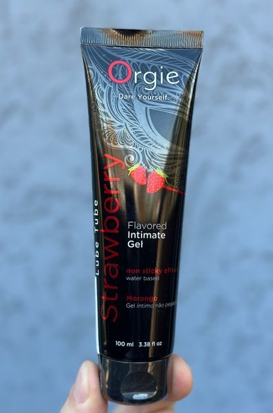 Съедобный лубрикант на водной основе LUBE TUBE клубника, 100 мл ORGIE (Бразилия-Португалия) 21104 фото