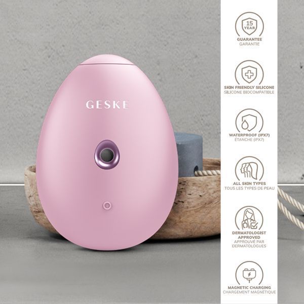 Електронний освіжувач для зволоження обличчя GESKE Facial Hydration Refresher 4в1 pink HB0170 фото