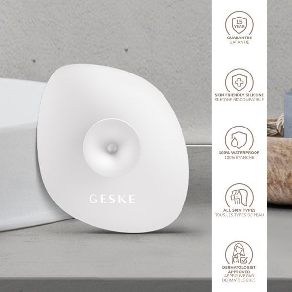Щетка для лица GESKE Facial Brush 4в1 с держателем white HB0062 фото