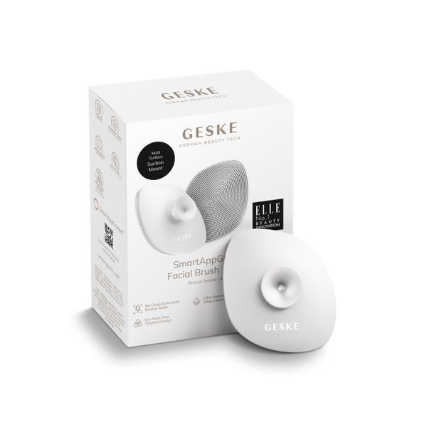 Щетка для лица GESKE Facial Brush 4в1 с держателем white HB0062 фото
