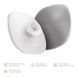 Щетка для лица GESKE Facial Brush 4в1 с держателем white HB0062 фото 2