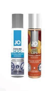 Набор лубрикантов System JO H2O COOLING (30 мл) + System JO H2O Peachy Lips (30 мл) LB70 фото