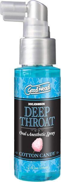 Спрей для глубокого минета Doc Johnson GoodHead DeepThroat Spray &ndash; Cotton Candy 59 мл SX1321 фото