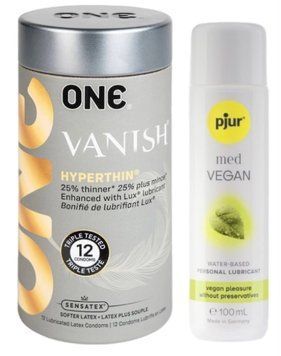 Набор 12 шт ONE Vanish + Pjur MED Vegan Glide 100 мл SOS13079 фото