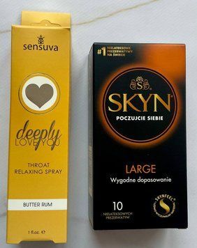 Комплект SKYN Large 10 шт + Спрей Sensuva Deeply Love You Butter Rum (29 мл) SOS1410 фото
