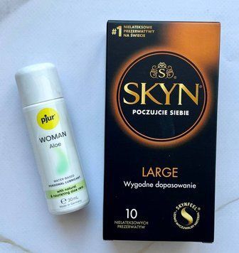 Комплект 10 шт SKYN Large + Лубрикант на водній основі pjur Woman Aloe 30 мл SOS1960 фото