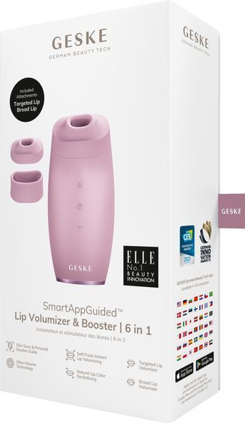 Устройство для увеличения объема губ GESKE Lip Volumizer&Booster 6в1 pink HB0412 фото