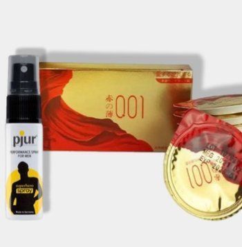 OLO Red Gold 10 шт + Пролонгатор pjur Superhero Spray 20 мл SOS5986 фото