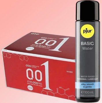 Набор OLO возбуждающие 001 (красные) 10 штук+ Лубрикант Pjur Basic waterbased 100 мл SOS4609 фото