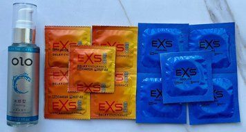 Набор EXS Delay 5 шт + EXS Cooling 5 шт + Лубрикант охлаждающий OLO 60 мл SOS3520 фото